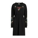 【送料無料】 ブルーガール レディース ワンピース トップス Mini dresses Black