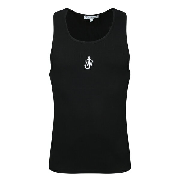 J.W.アンダーソン レディース カットソー トップス Anchor Embroidery Top Black