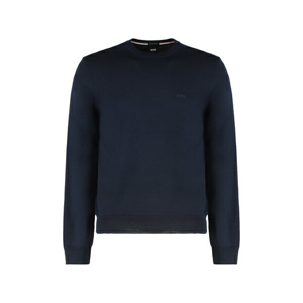 ヒューゴボス メンズ ニット&セーター アウター Virgin Wool Sweater blue