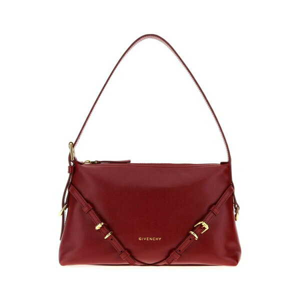ジバンシー レディース クラッチバッグ バッグ Red Leather Mini Voyou Shoulder Bag DARKRED(4)