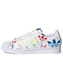 adidas アディダス メンズ スニーカー 【adidas Superstar 'Allover Trefoil - White Multi' H00183】 サイズ US_11(29.0cm)(4)