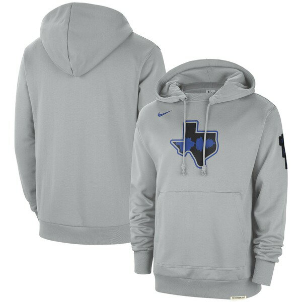 ナイキ メンズ パーカー スウェットシャツ アウター Dallas Mavericks Nike 2023/24 City Edition Courtside Standard Issue Pullover Hoodie Silver