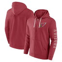  ファナティクス メンズ パーカー・スウェットシャツ アウター Arizona Cardinals Fanatics Branded Offensive Lineup Hoodie FullZip Hoodie Cardinal