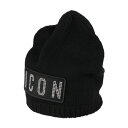 【送料無料】 ディースクエアード メンズ 帽子 アクセサリー Hats Black