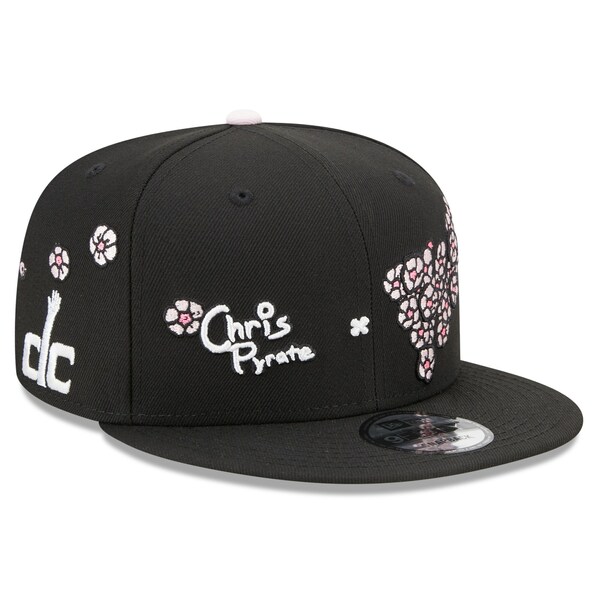 ˥塼  ˹ ꡼ Washington Wizards New Era Chris Pyrate Cherry Blossom 9FIFTY Snapback Hat Black