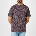 ミッソーニ メンズ Tシャツ トップス Broken Stripe T Shirt