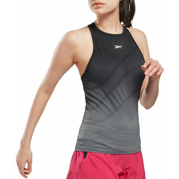 リーボック レディース シャツ トップス Reebok Women's United by Fitness Seamless Tank Top Black/Cdgry6