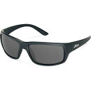 ホビー メンズ サングラス・アイウェア アクセサリー Hobie Polarized Snook Sunglasses Satin Black/Grey