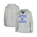 チャンピオン レディース パーカー・スウェットシャツ アウター Women's Heather Gray Kentucky Wildcats Plus Size...