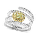 エフィー コレクション レディース リング アクセサリー EFFY Yellow Diamond (1-1/10 ct. t.w.) & White Diamo...