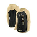 ファナティクス レディース パーカー・スウェットシャツ アウター Women's Black, Gold New Orleans Saints Forever ...