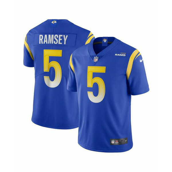 ナイキ メンズ シャツ トップス Men's Jalen Ramsey Royal Los Angeles Rams Team Vapor Limited Jersey Royal