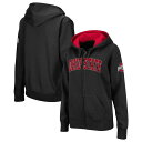 コロシアム レディース パーカー・スウェットシャツ アウター Women's Black Ohio State Buckeyes Arched Name Ful...