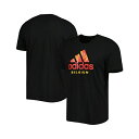 アディダス メンズ シャツ トップス Men's Black Belgium National Team DNA Graphic T-shirt Black(4)