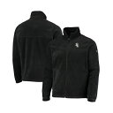 コロンビア メンズ ジャケット&ブルゾン アウター Men's Black Chicago White Sox Full-Zip Flanker Jacket Black