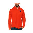 アンティグア メンズ パーカー・スウェットシャツ アウター Men's Orange Illinois Fighting Illini Tribute Quarter-Zip Top Orange(4)
