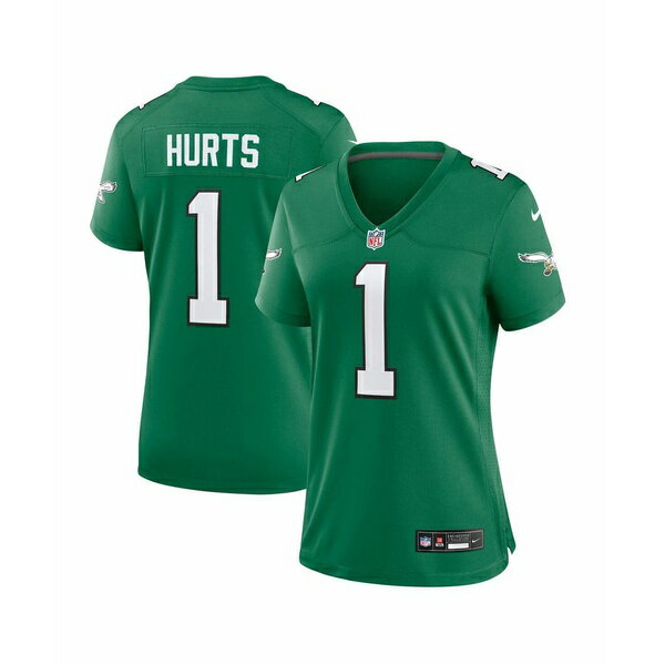 ナイキ メンズ シャツ トップス Men's Jalen Hurts Philadelphia Eagles Game Jersey Kelly Green