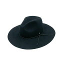 ピーターグリム レディース 帽子 アクセサリー Zina Wool Felt Adjustable Wide Brim Hat Black