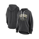 ファナティクス レディース パーカー・スウェットシャツ アウター Women's Heather Charcoal Distressed Vegas Golde...