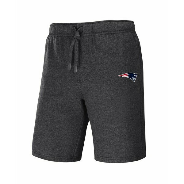 ファナティクス メンズ カジュアルパンツ ボトムス Men's NFL x Darius Rucker Collection by Heather Charcoal New England Patriots Logo Shorts Heather Charcoal