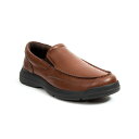 ディアースタッグス メンズ スリッポン・ローファー シューズ Mens Spartan S.U.P.R.O. Sock Dress Loafer Dark Br...