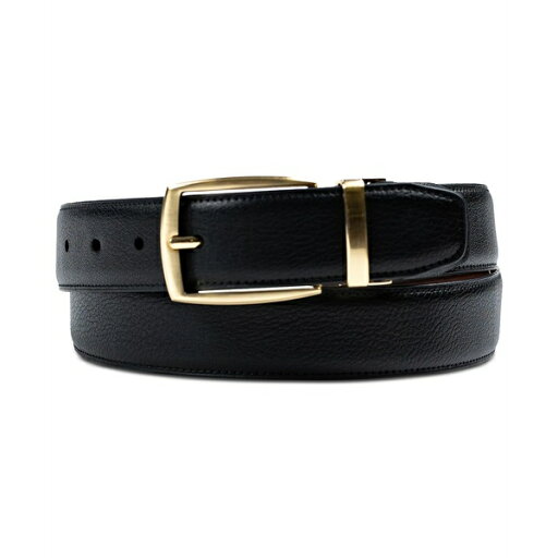 クラブルーム メンズ ベルト アクセサリー Men's Reversible Pebble Belt, Created for Macy's Black/Cognac クラブルーム メンズ ベルト アクセサリー Men's Reversible Pebble Belt, Created for Macy's Black/Cognac