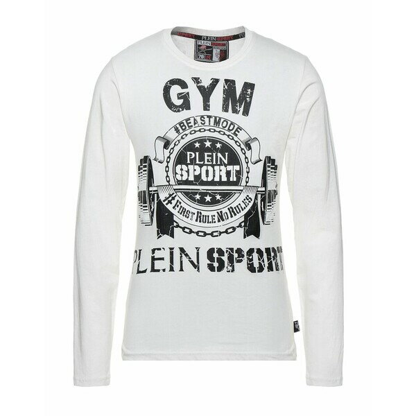 プレインスポーツ PLEIN SPORT メンズ Tシャツ トップス T-shirts White