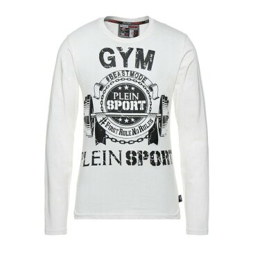 プレインスポーツ PLEIN SPORT メンズ Tシャツ トップス T-shirts White