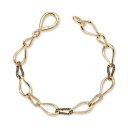 ルヴァン レディース ブレスレット・バングル・アンクレット アクセサリー Chocolate Diamond & Nude Diamond Interlocki...