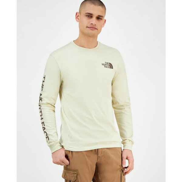 Ρե   ȥåץ Men's Graphic Long-Sleeve hit T-Shirt Gravel