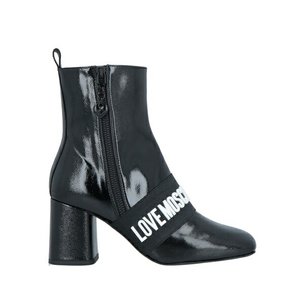 【送料無料】 モスキーノ レディース ブーツ シューズ Ankle boots Black
