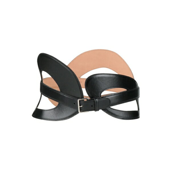 【送料無料】 マックイーン レディース ベルト アクセサリー Belts Black