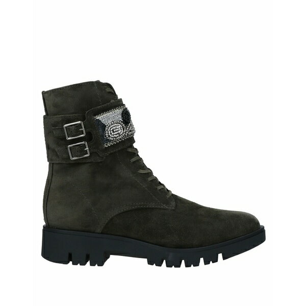 【送料無料】 ガイモ レディース ブーツ シューズ Ankle boots Dark green