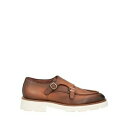 【送料無料】 サントーニ メンズ スリッポン・ローファー シューズ Loafers Brown
