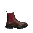 【送料無料】 マックイーン メンズ ブーツ シューズ Ankle boots Brown