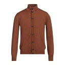 【送料無料】 アルファス テューディオ メンズ カーディガン アウター Cardigans Brown