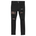 【送料無料】 アミリ メンズ デニムパンツ ボトムス Jeans Black