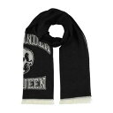 【送料無料】 マックイーン メンズ マフラー・ストール・スカーフ アクセサリー Scarves Black
