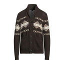 【送料無料】 フェデーリ メンズ ニット&セーター アウター Cardigans Brown