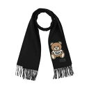 【送料無料】 モスキーノ メンズ マフラー・ストール・スカーフ アクセサリー Scarves Black