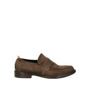【送料無料】 オープン クローズド シューズ メンズ スリッポン・ローファー シューズ Loafers Brown