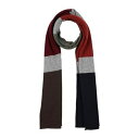 【送料無料】 フェデーリ メンズ マフラー・ストール・スカーフ アクセサリー Scarves Red
