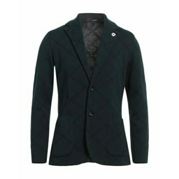 【送料無料】 フェデーリ メンズ ジャケット&ブルゾン アウター Blazers Green