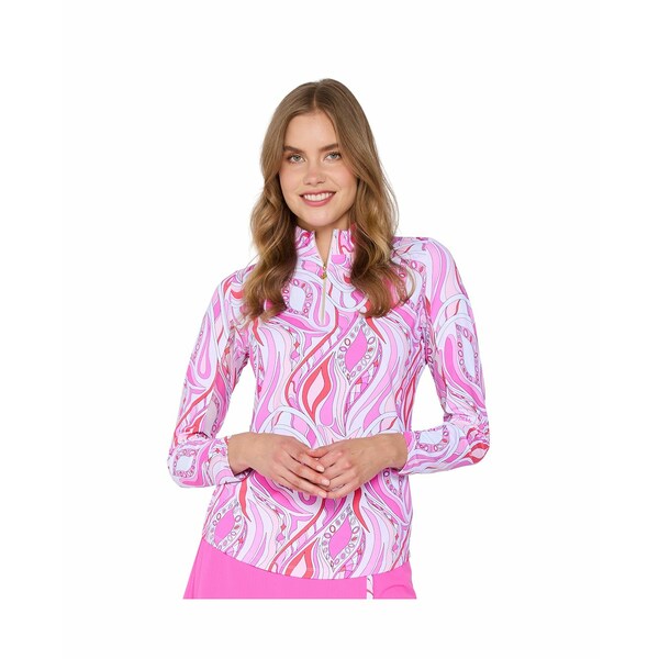 ジー ライフスタイル クロージング レディース カットソー トップス G Lifestyle Long Sleeve Mock Nec..