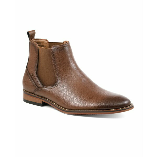 トミー ヒルフィガー メンズ ブーツ シューズ Men's Berton Low Shaft Chelsea Boots Cognac