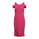 【送料無料】 ザックポーゼン レディース ワンピース トップス Midi dresses Fuchsia