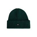 VANS バンズ 帽子 アクセサリー メンズ POST SHALLOW CUFF BEANIE Dark green