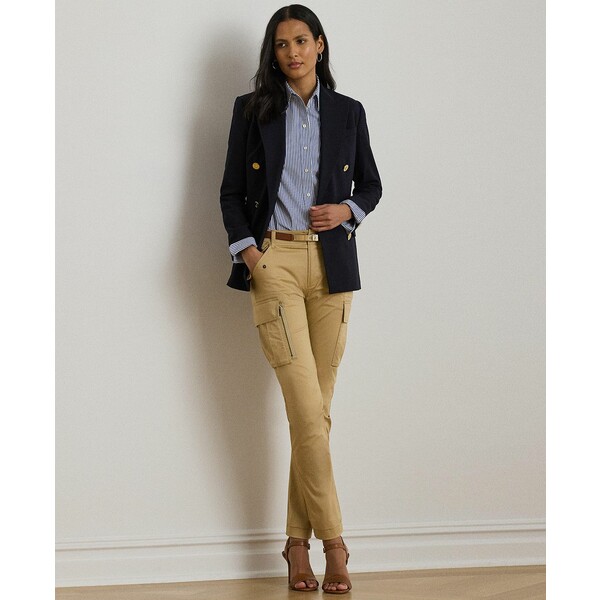 ラルフローレン レディース カジュアルパンツ ボトムス Women's Cotton Sateen Cargo Pant Birch Tan
