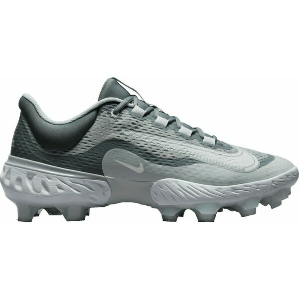 ナイキ メンズ 野球 スポーツ Nike Men's Alpha Huarache Elite 4 MCS Baseball Cleats Grey/White