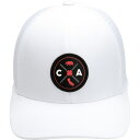 ubNN[o[ Y Xq ANZT[ Black Clover Men's Cali Vibe Snapback Golf Hat White